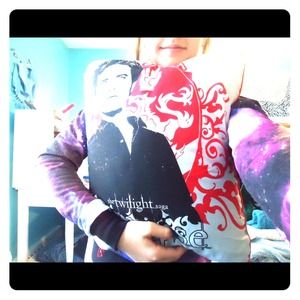 Team Edward twilight pillow