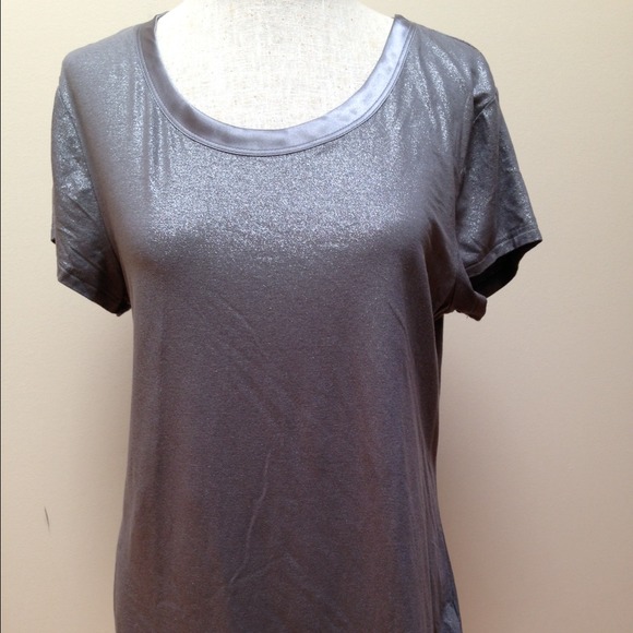 Glittery Silver Banana Republic T-shirt