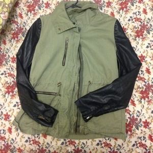 Olive Green Cargo Jacket