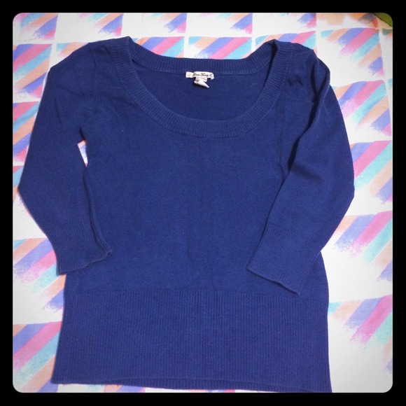 Royal blue sweater