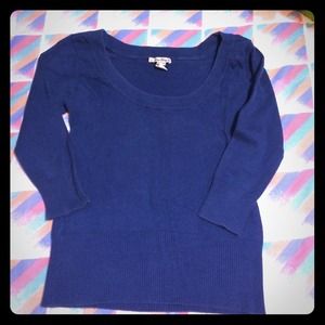 Royal blue sweater