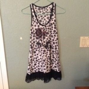 Rose Polka Dot Tank