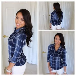 Guess Lamina Blue Multi Shirt