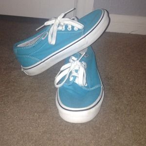 Brand new aqua vans!!
