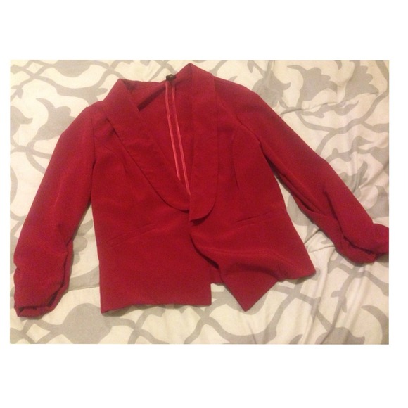 Red blazer