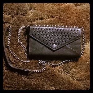 Rebacca minkoff studded wallet on a chain