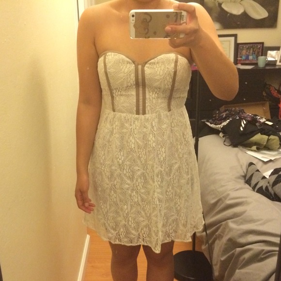 UO Lace Corset-Styled Dress
