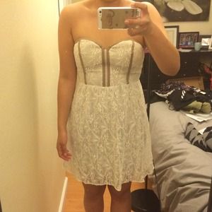 UO Lace Corset-Styled Dress