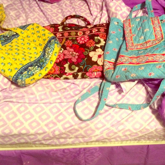 Vera Bradley computer case, a backpack and a purse - Picture 1 of 1