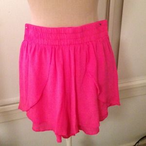 Pink petal shorts