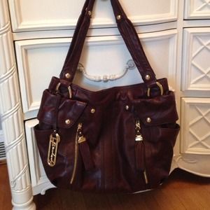 B. Makowsky leather hobo bag