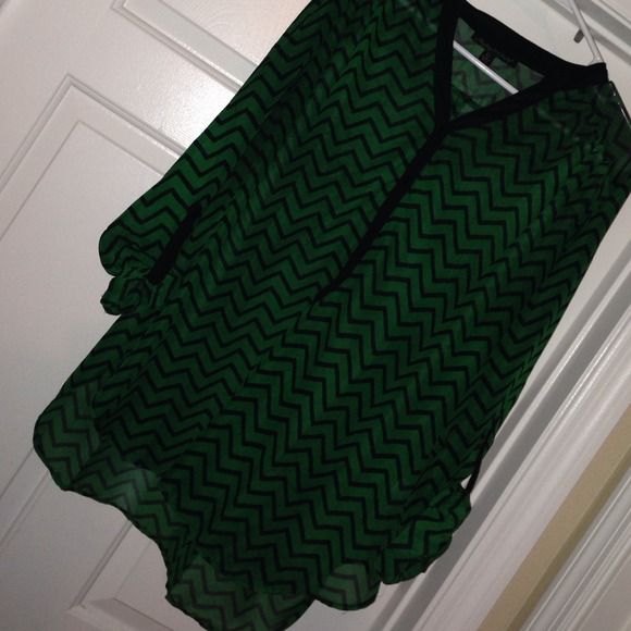 Chevron print shirt