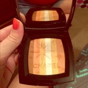 Lucky stripes bronzer with brush and coco shinelip