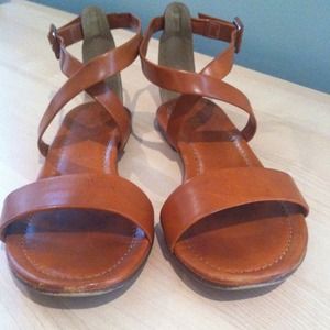 J. Crew Shoes - J.Crew leather ankle strap sandals J. Crew Shoes - J.Crew leather ankle strap sandals