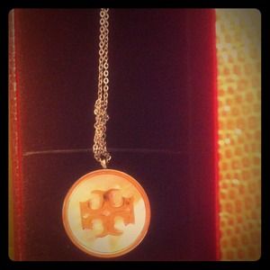 Brand New Tory Burch Silver Necklace