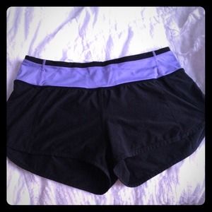 Lululemon speed shorts