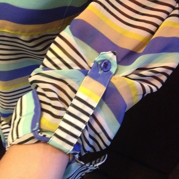 Colorful stripe blouse - Picture 4 of 4