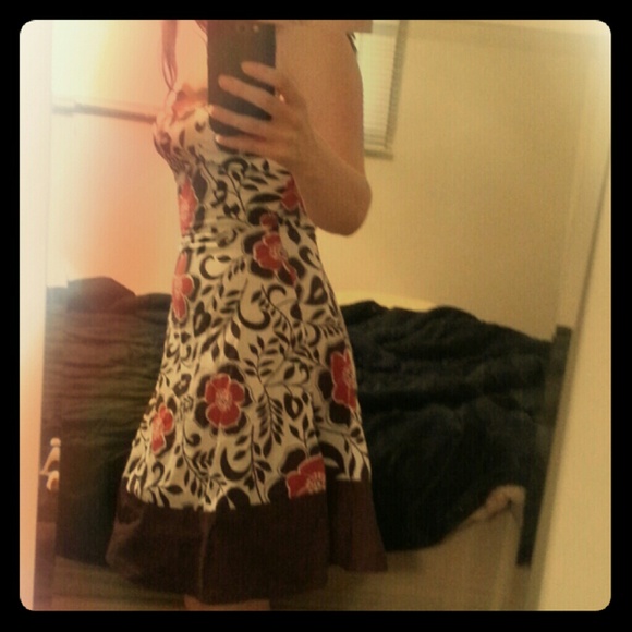 Strapless dress