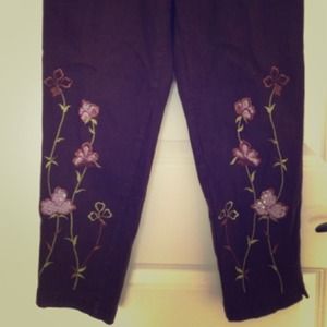 Flowery pants