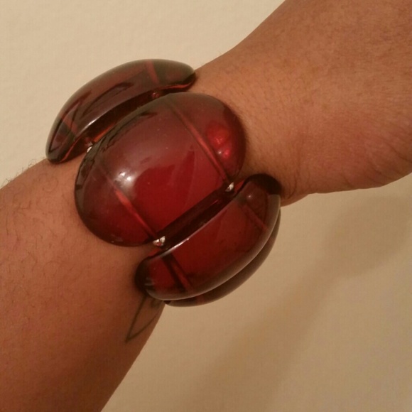 Brown stretch bracelet
