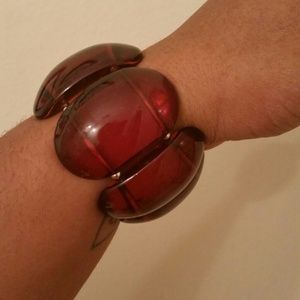 Brown stretch bracelet