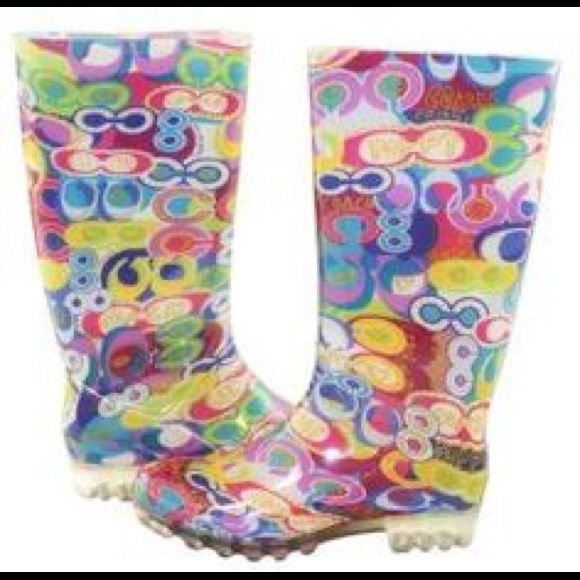 SOLD ON WEBSITE/ Coach Rainboots