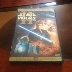 STAR WARS 2 ATTACK OF THE CLONES&SHARP ALARM clock