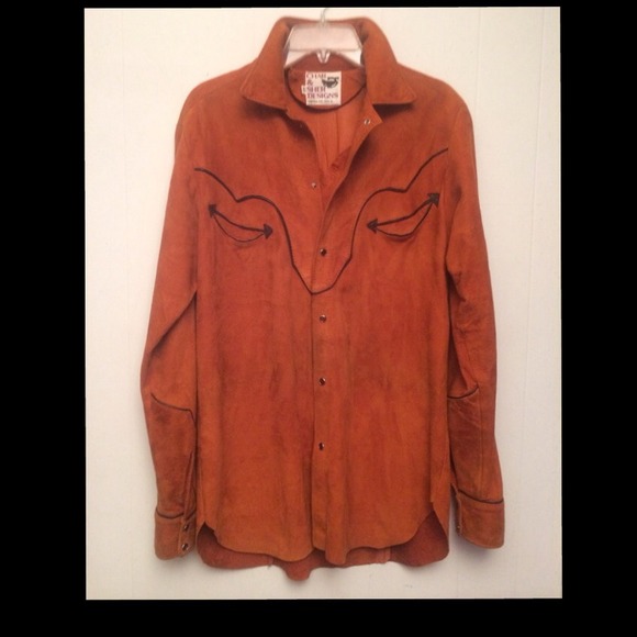 GENUINE LEATHER HAND-CRAFTED ARTISAN SUEDE SHIRT