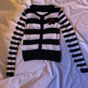 Hot Topic skull cardigan
