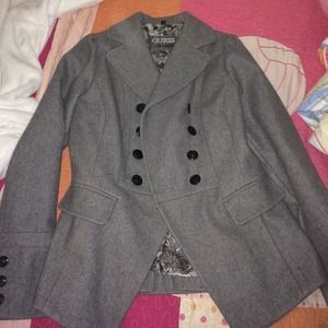 Guess Grey Peacoat