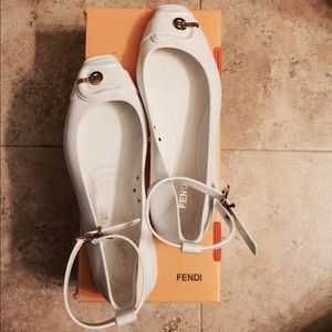 Authentic Fendi jelly flats