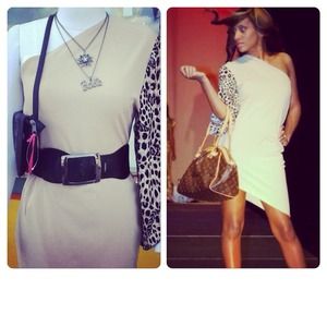 Custom Leopard/beige Dress