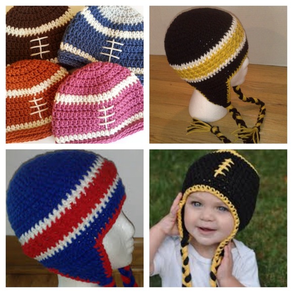 Accessories - Football hats! (Handmade)