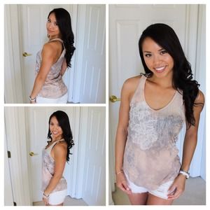 Guess Floral Frill Tank