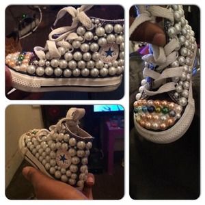 Customized chucks ..women & toddlers