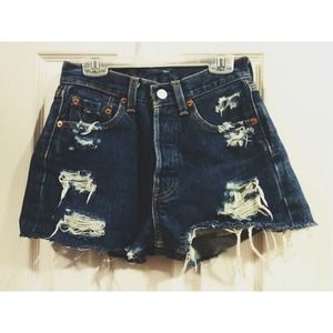 ❌SOLD❌High Waisted Denim Shorts