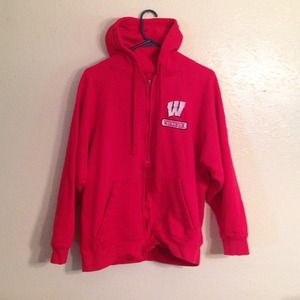 Red Wisconsin sweatshirt