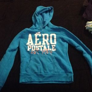 Small blue,  barely worn Aeropostale hoodie