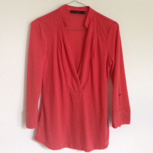 The Limited Coral Blouse