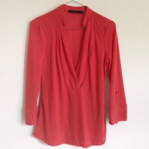 The Limited Coral Blouse