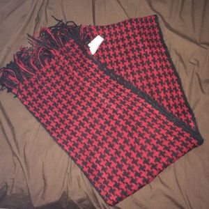 Red and Black Cold Weather Scarf