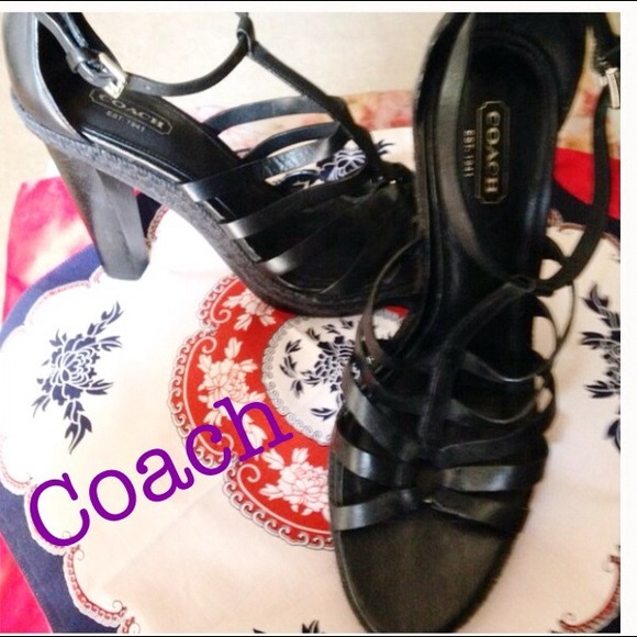 🎉HP🎉 Coach Platform Sandals