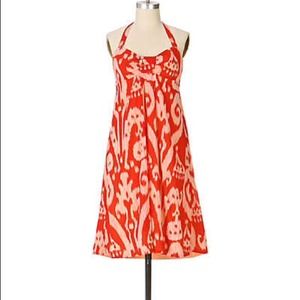 ✏️SALE✏️ Anthropologie Ikat Halter Dress