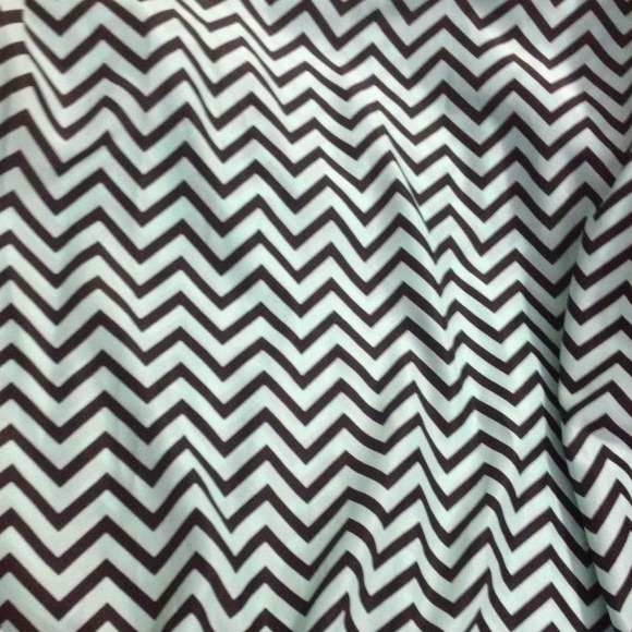 tiffany blue and black chevron infinity scarf