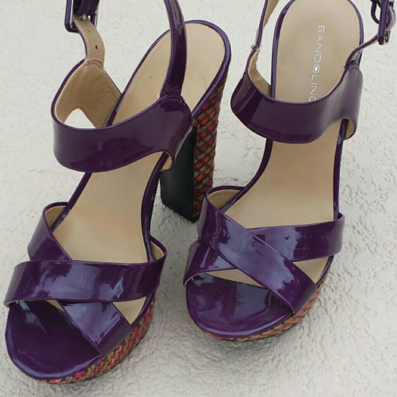 Purple platform heels, perfect for summer!