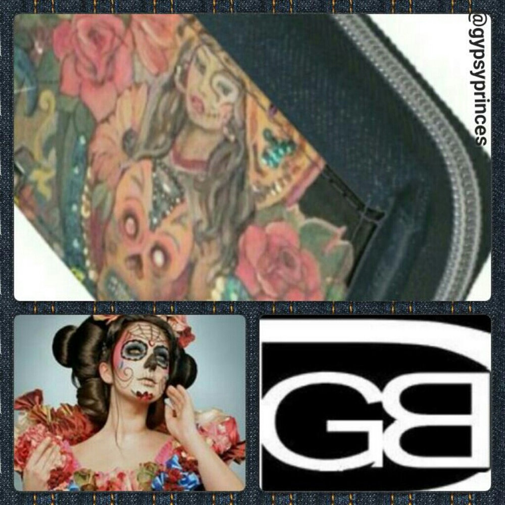 Dia De Los Muertos "Sugar Senorita" Wallet NWT