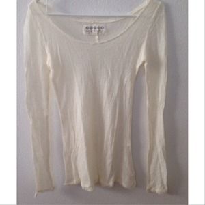 Free People Off White Long Sleeve