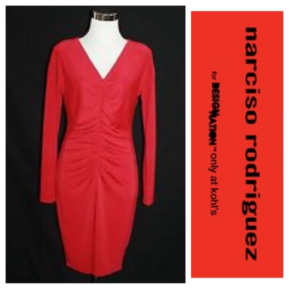 Narciso Rodriguez ruched sheath dress
