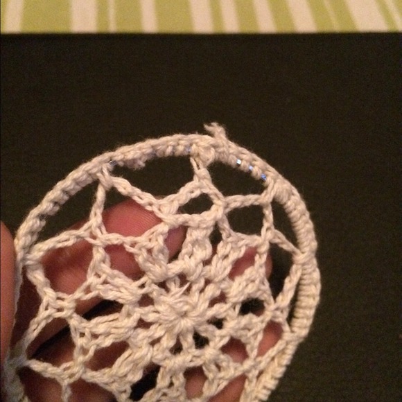 Crochet earrings and tutu dress
