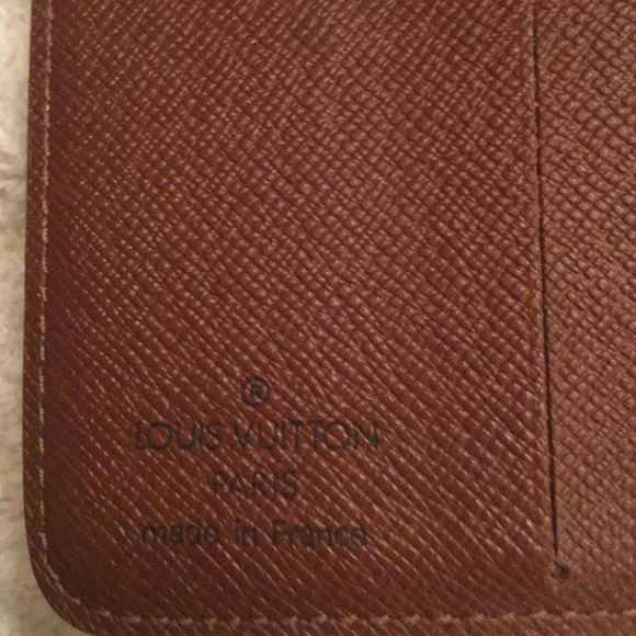 Authentic LV Monogram Ebene compact zip wallet